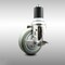 Service Caster 4 Inch 316SS Gray Polyurethane Swivel 1-3/4 Inch Expanding Stem Caster Brake SCC-SS316EX20S414-PPUB-TLB-134 - alternate 1